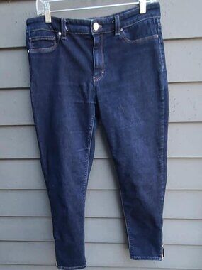 White House Black Market The Crop Jeans zippers on the bottom 8